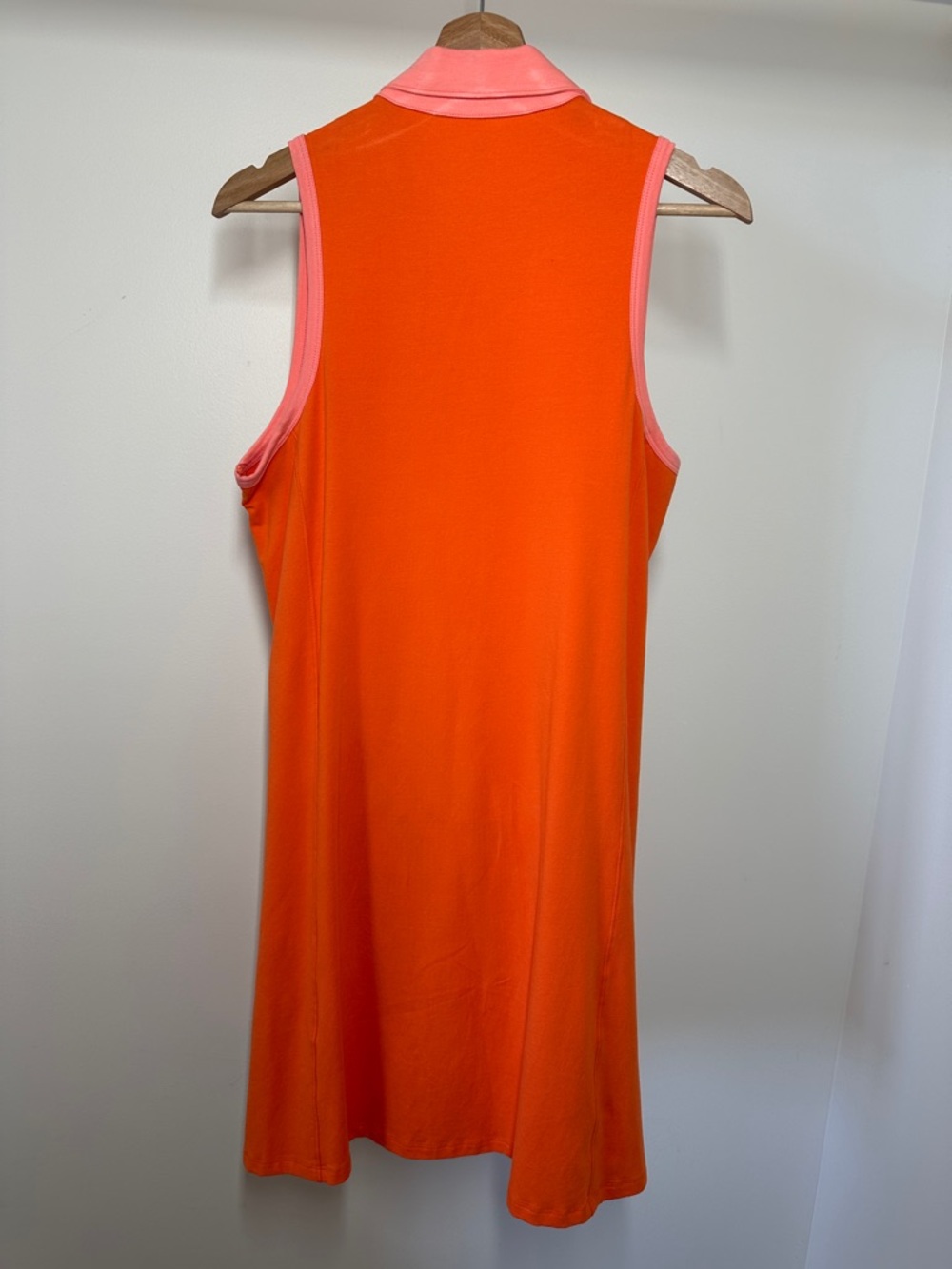 Spartina 449 Freya Zip Dress in Sunset Orange - Picture 6 of 10